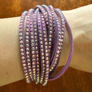 Swarovski Purple Wrap Bracelet